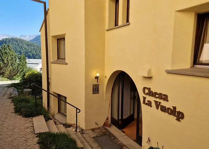 Chesa Bellaval, Haus La Vuolp 2-zimmerwohnung Appartement Silvaplana